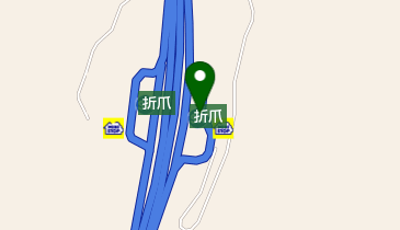 折爪SA 上り トイレの地図画像
