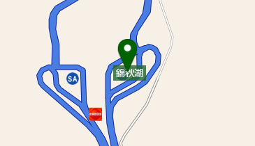 錦秋湖SA 上り トイレの地図画像