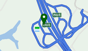 西仙北SA 上り トイレの地図画像
