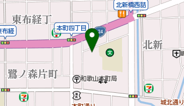 本町公園 トイレの地図画像