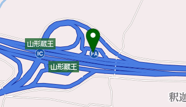 山形蔵王PA 上り トイレの地図画像