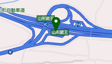 山形蔵王PA 下り トイレの地図画像