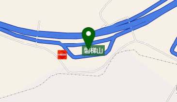 磐梯山SA 下り トイレの地図画像