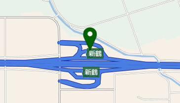新鶴PA 上り トイレの地図画像