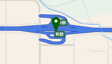 新鶴PA 下り トイレの地図画像