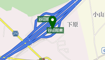 谷田部東PA 上り トイレの地図画像