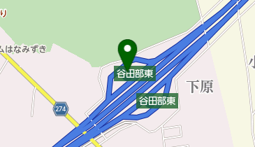 谷田部東PA 下り トイレの地図画像