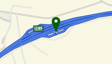 田野PA 上り トイレの地図画像