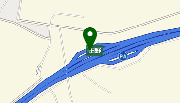 田野PA 下り トイレの地図画像