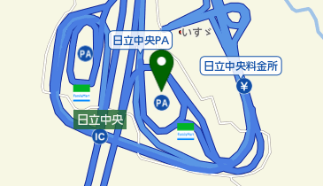 日立中央PA 上り トイレの地図画像