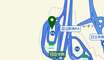 日立中央PA 下り トイレの地図画像