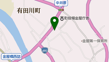 金屋町役場 トイレの地図画像