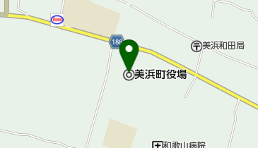 美浜町役場 トイレの地図画像