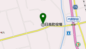 日高町役場 トイレの地図画像