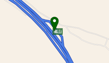 嵐山PA 上り トイレの地図画像