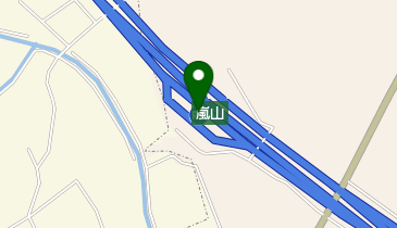 嵐山PA 下り トイレの地図画像