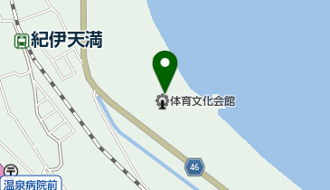 那智勝浦町体育文化会館 トイレの地図画像