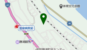 温泉病院 トイレの地図画像