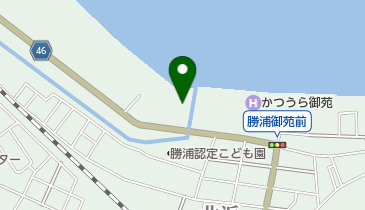 サンかつうら トイレの地図画像