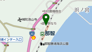 那智駅交流センター トイレの地図画像