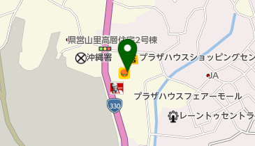 プラザハウスレストラン 月苑飯店 トイレの地図画像