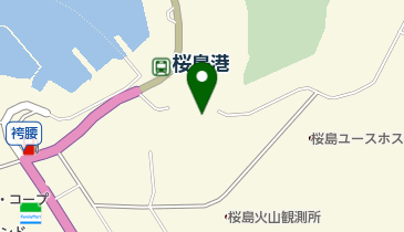 桜島レストハウス トイレの地図画像