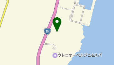 バーデハウス室戸 トイレの地図画像