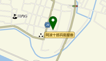 阿波木偶人形会館 トイレの地図画像