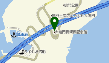 徳島県立 渦の道 トイレの地図画像