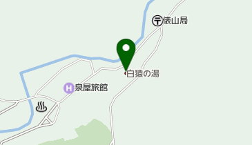 俵山温泉 白猿の湯 レストラン 涼風亭 トイレの地図画像