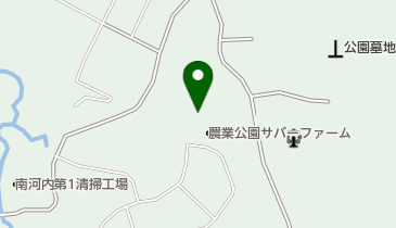 富田林市農業公園サバーファーム トイレの地図画像