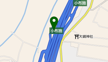 小布施PA 下り トイレの地図画像
