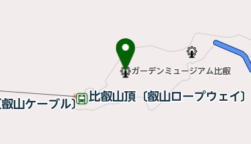 ガーデンミュージアム比叡 トイレの地図画像