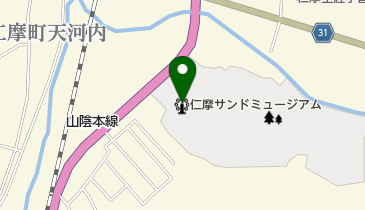 仁摩サンドミュージアム トイレの地図画像