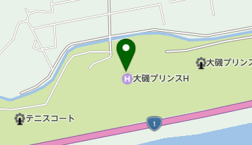 大磯ロングビーチ トイレの地図画像