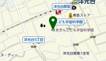 はまぎんこども宇宙科学館 トイレの地図画像