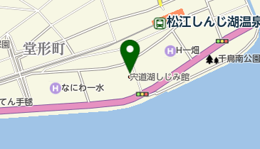 松江名産センター トイレの地図画像