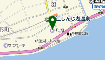 ホテル一畑 トイレの地図画像