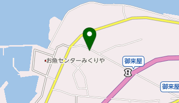 御来屋賑港 トイレの地図画像