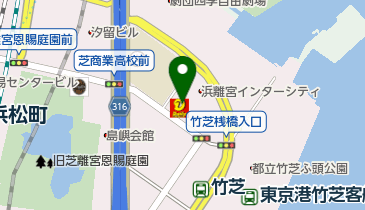 劇団四季 トイレの地図画像