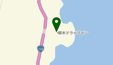 草木ドライブイン トイレの地図画像