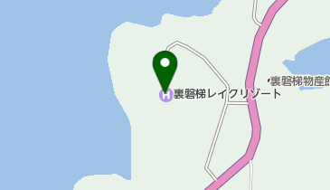 裏磐梯高原ホテル トイレの地図画像