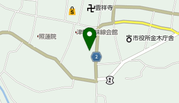金木観光物産館 トイレの地図画像
