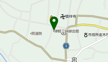 津軽三味線観光会館 トイレの地図画像