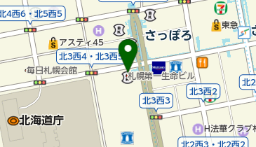 北の味紀行と地酒 北海道 トイレの地図画像