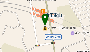 グリナード永山 トイレの地図画像