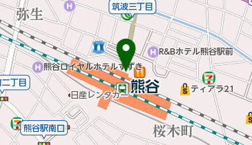 熊谷駅 南口トイレの地図画像