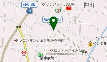 坂戸駅前 集会施設 トイレの地図画像