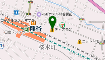 ティアラ21 トイレの地図画像