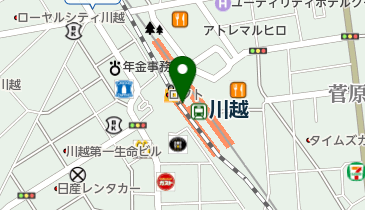 ルミネ 川越 トイレの地図画像